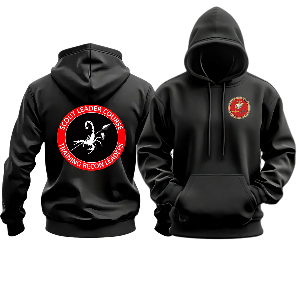 SLC (Scout Leader Course), USMC DMCE, Marine Corps Hoodie