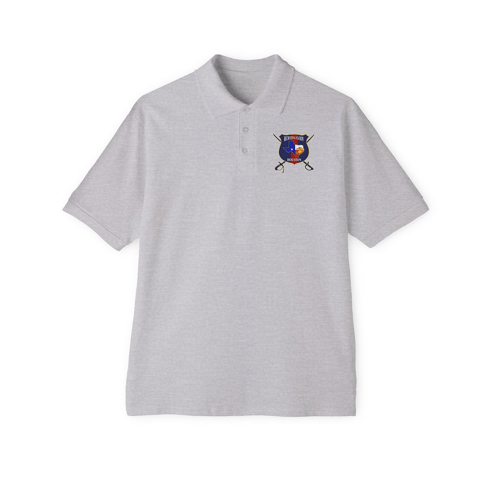 Thumbnail: RS HOUSTON (Recruiting Station Houston), USMC, Men's Piqué Polo