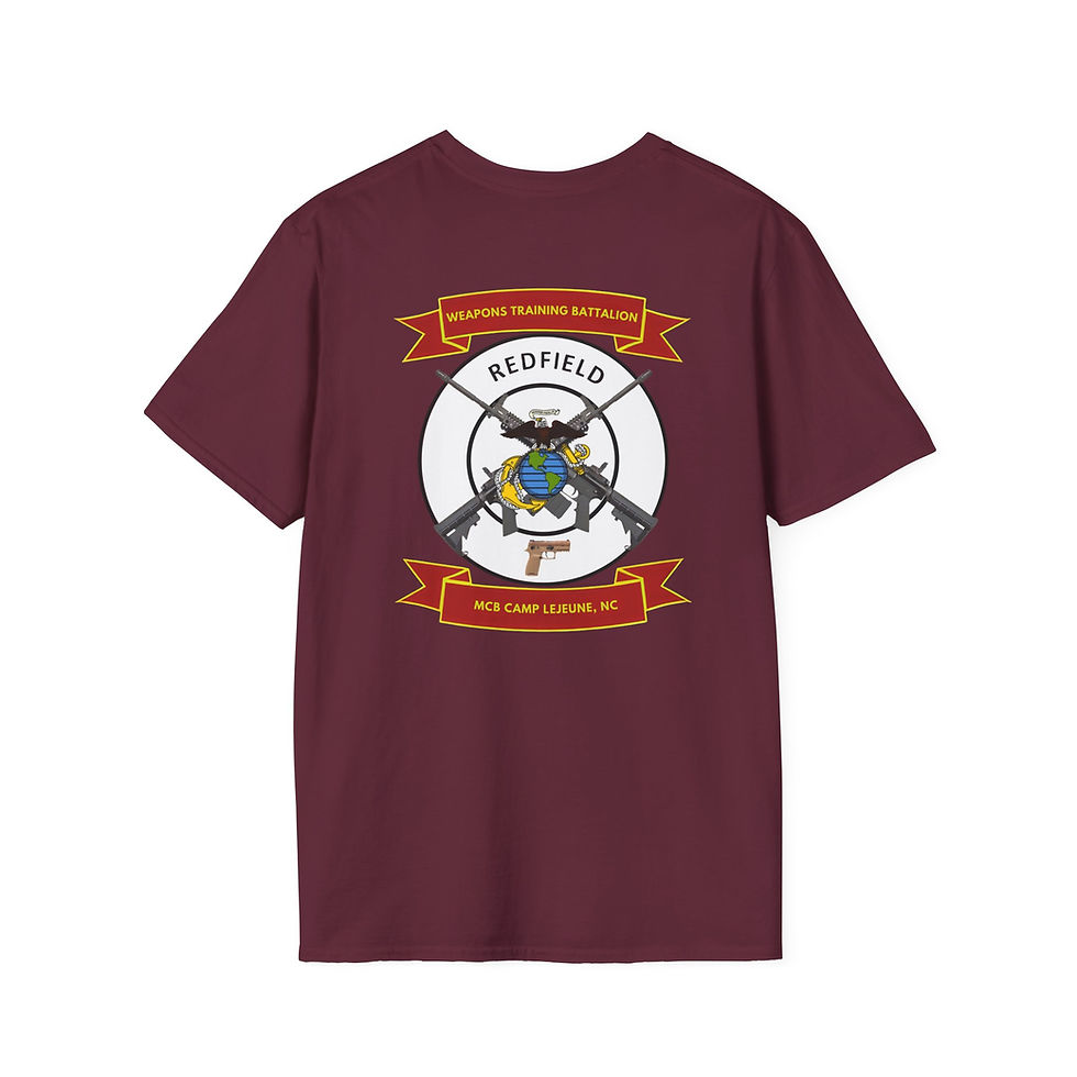 Thumbnail: WTBN (Weapons Training Battalion "REDFIELD"), TRNG COM, Marine Corps T-Shirt 