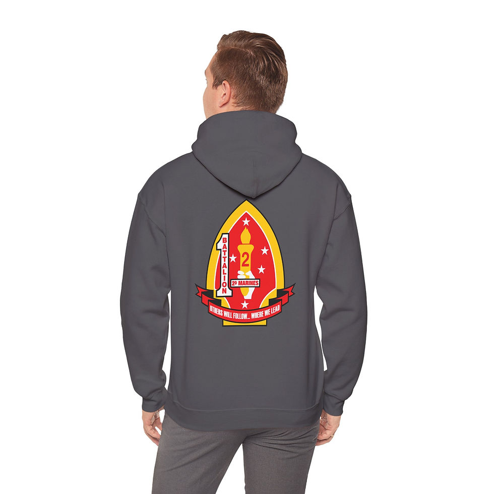 Thumbnail: 1/2 (1ST BATTALION 2D MARINES/1ST BN 2D MAR), 2D MAR DIV, MARINE CORPS HOODIE