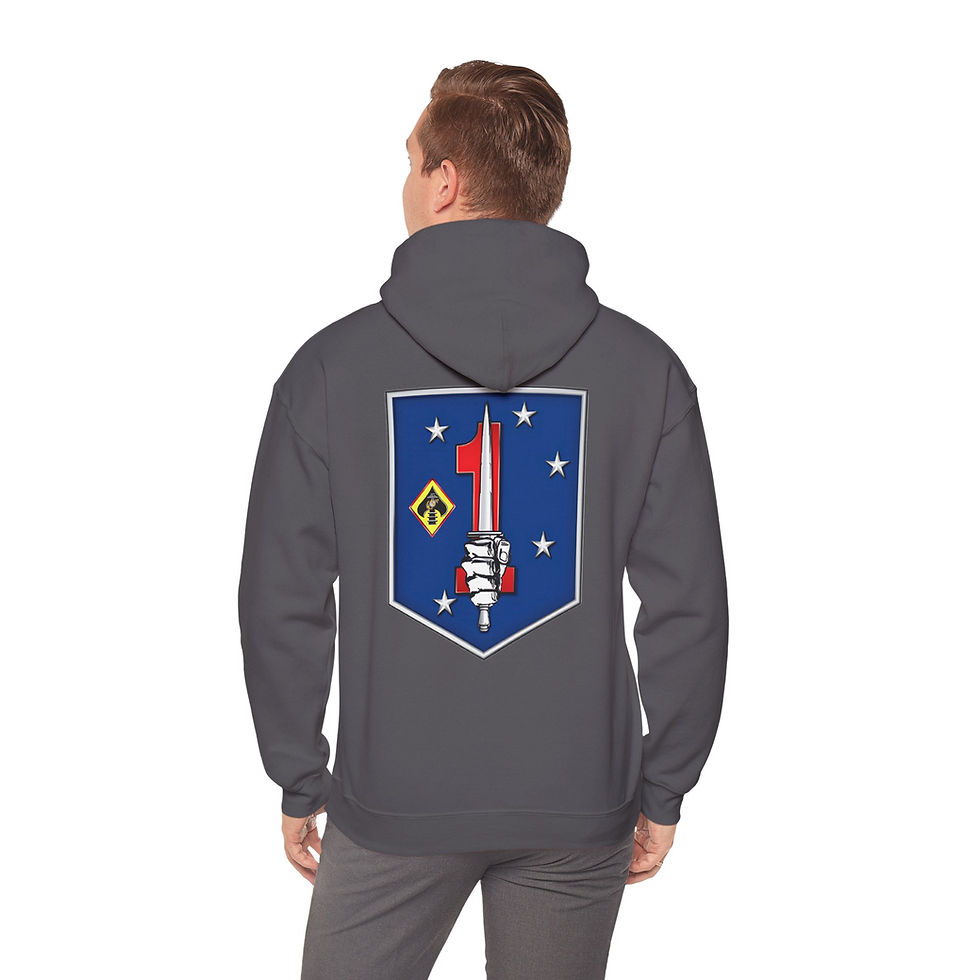 Thumbnail: 1ST MRSB (1st Marine Raider Support Battalion), MARSOC, Marine Corps Hoodie
