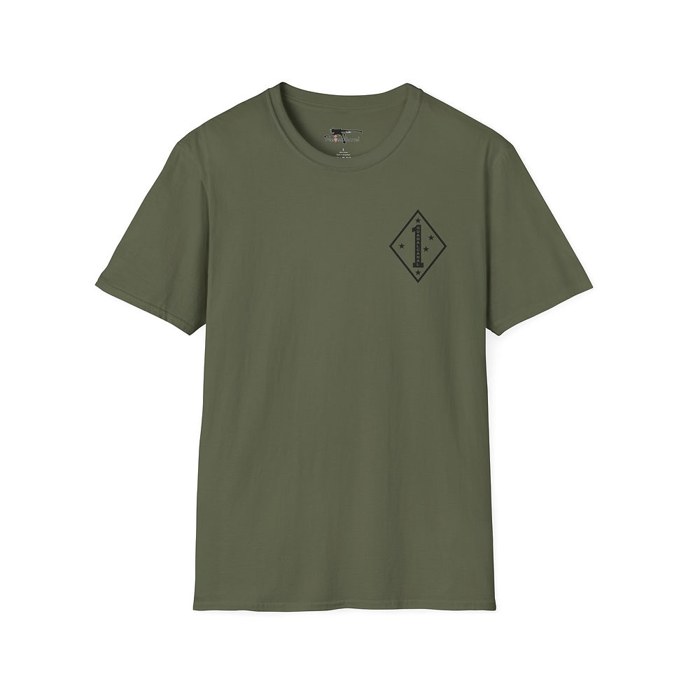 Thumbnail: Scout Sniper Platoon (STA PLT/1st Mar Div), 1st Mar Div, Marine Corps T-Shirt