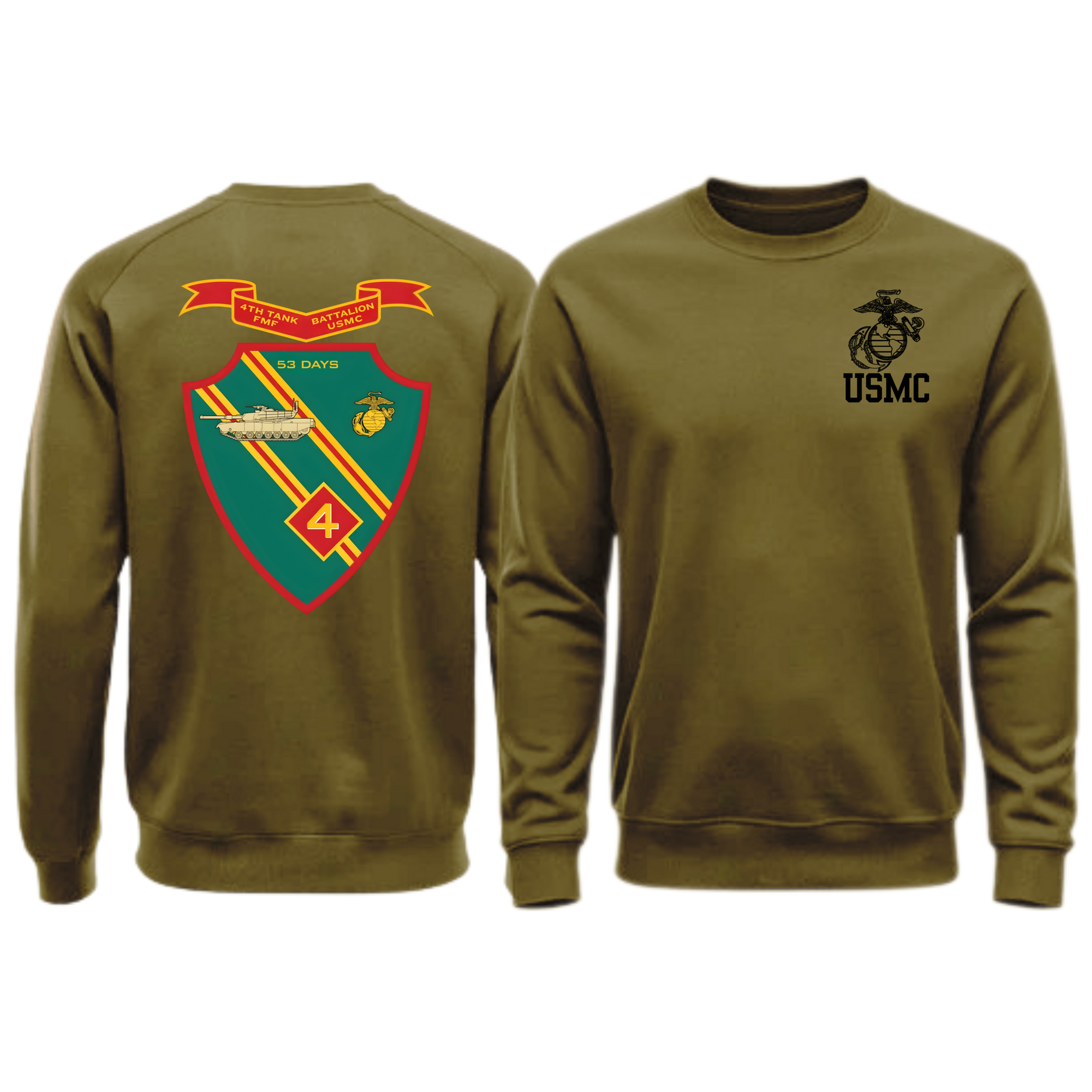 4TH TANKS (4th Tank Battalion), USMC, Marine Corps Sweater