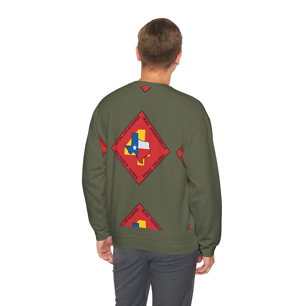 Thumbnail: 1/23 (1st Battalion 23d Marines/1st Bn 23d Mar), USMC, Marine Corps Sweater