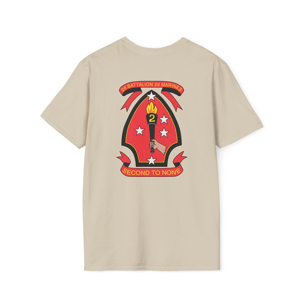 Thumbnail: 2/2 (2d Battalion 2d Marines Throwback), 2d Mar Reg, Marine Corps T-Shirt