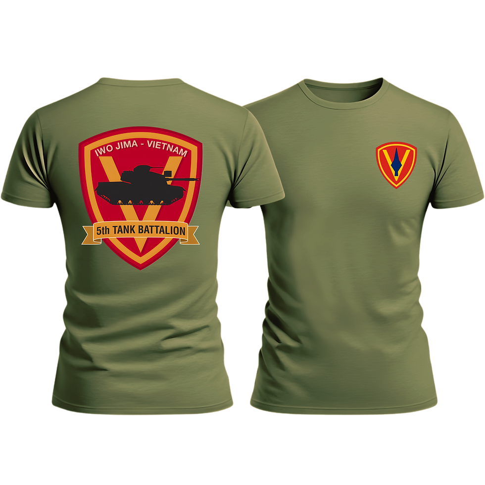 Thumbnail: 5TH TANKS (5th Tank Battalion), 5TH MAR DIV, Marine Corps T-Shirt