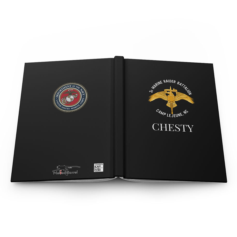 Thumbnail: 3D MRB (3d Marine Raider Bn, MARSOC) Personalizable Hardcover Journal Matte