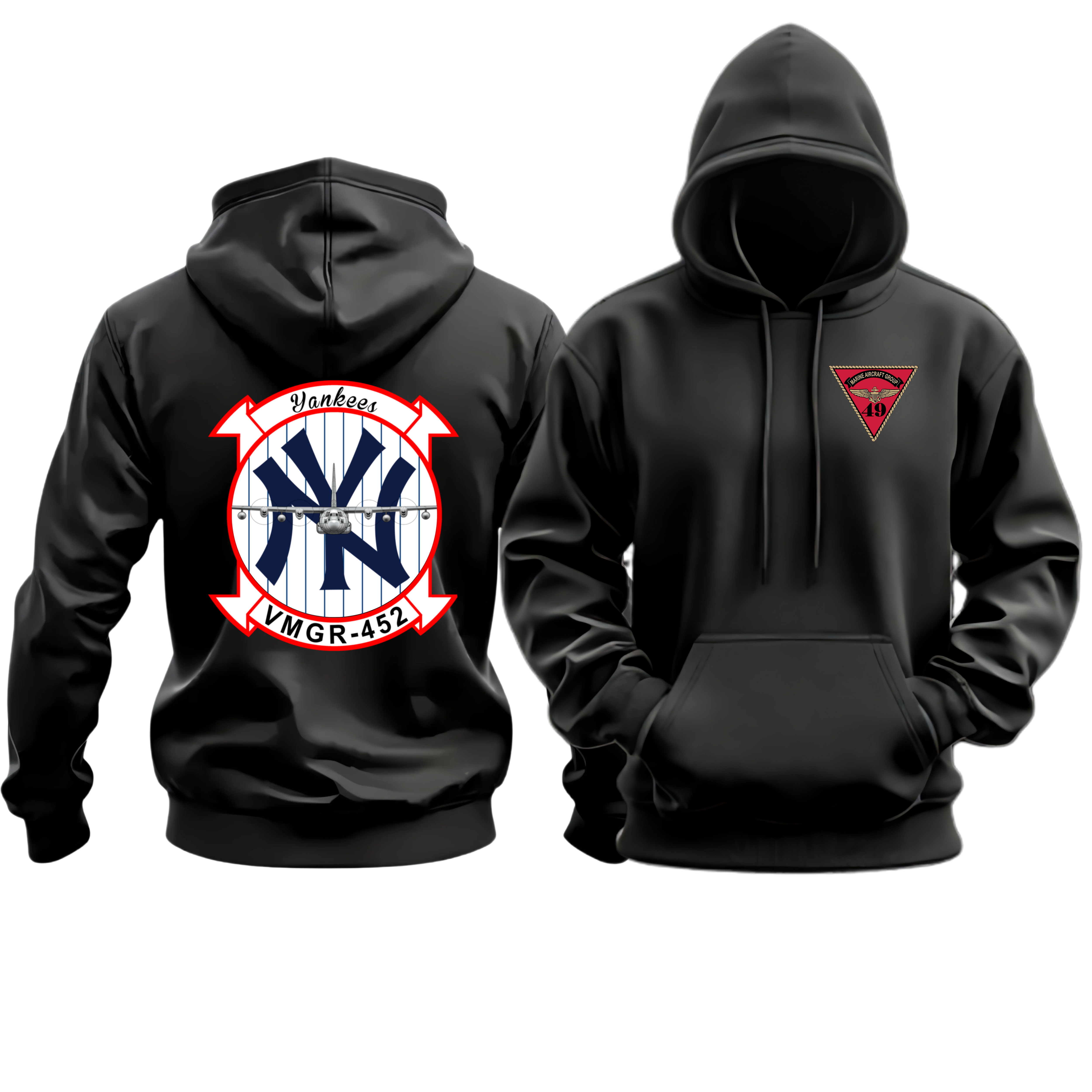 VMGR-452 (AERIAL REFUELER TRANSPORT SQDN 452), MAG-49, MARINE CORPS HOODIE