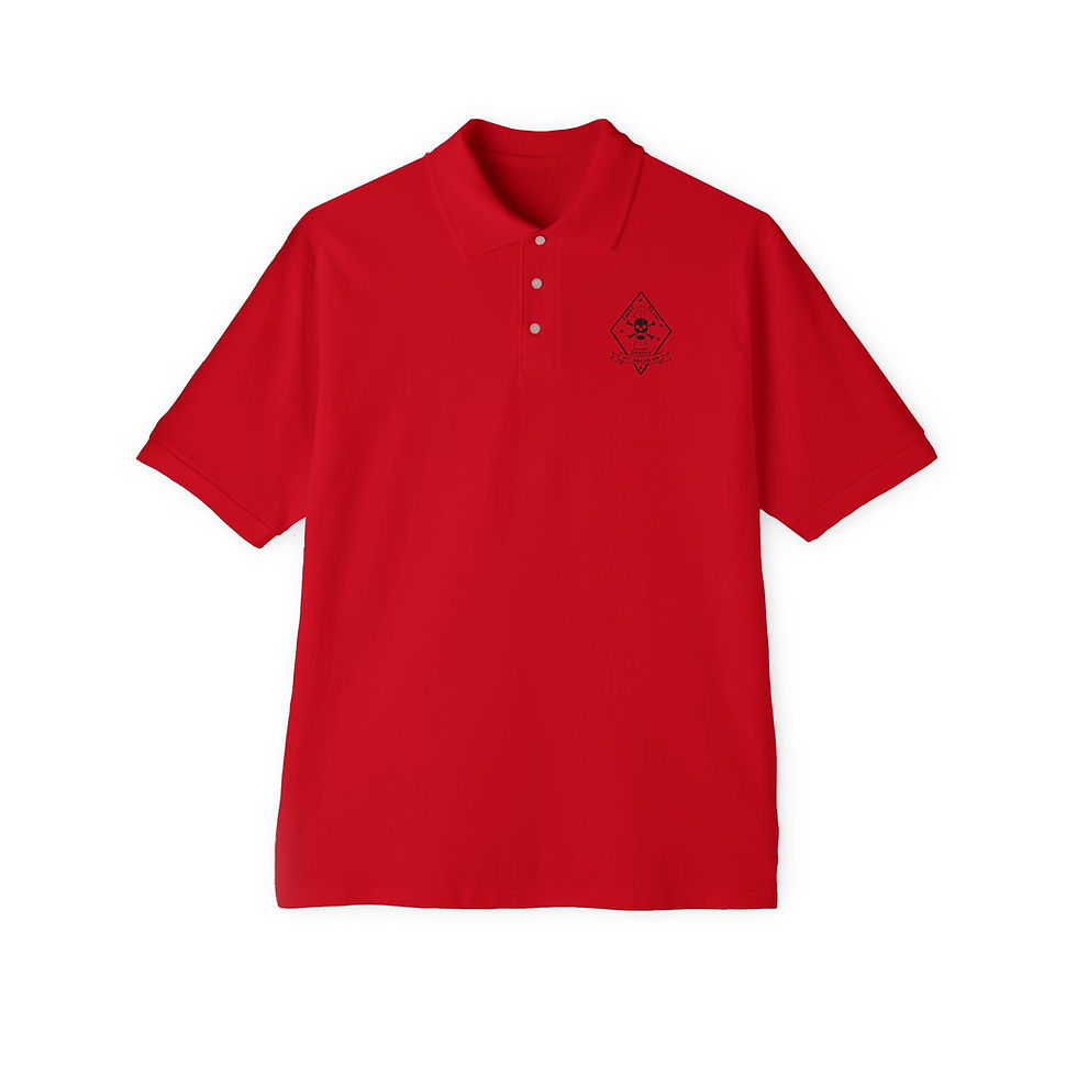 Thumbnail: 1ST RECON BN (1st Reconnaissance Battalion Tactical), USMC, Men's Piqué Polo