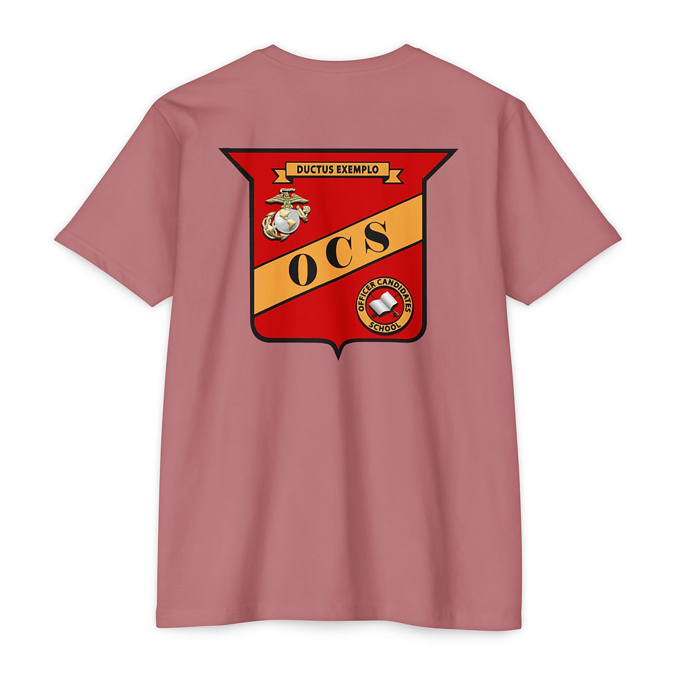 Thumbnail: OCS (Officer Candidates School), TRNG COM, Marine Corps T-Shirt 