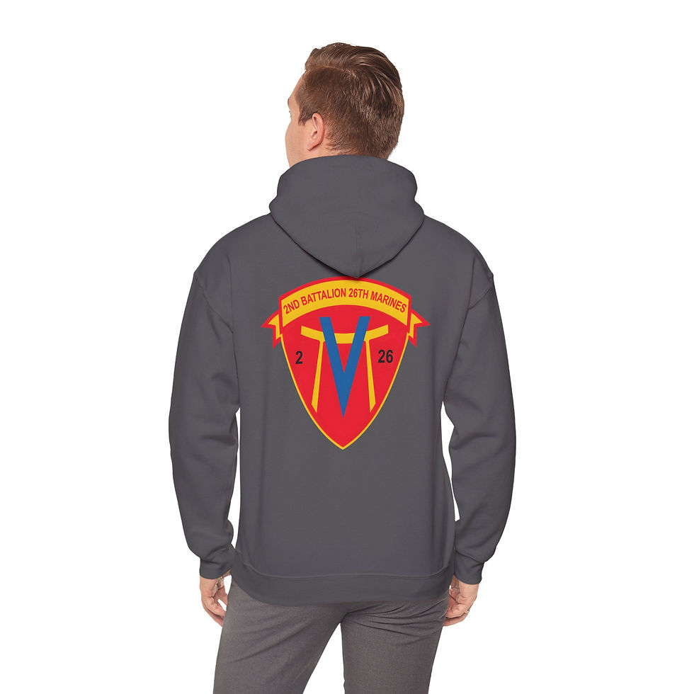 Thumbnail: 2/26 (2d Battalion 26th Mar/2d Bn 26th Mar), 26TH MAR REG, Marine Corps Hoodie