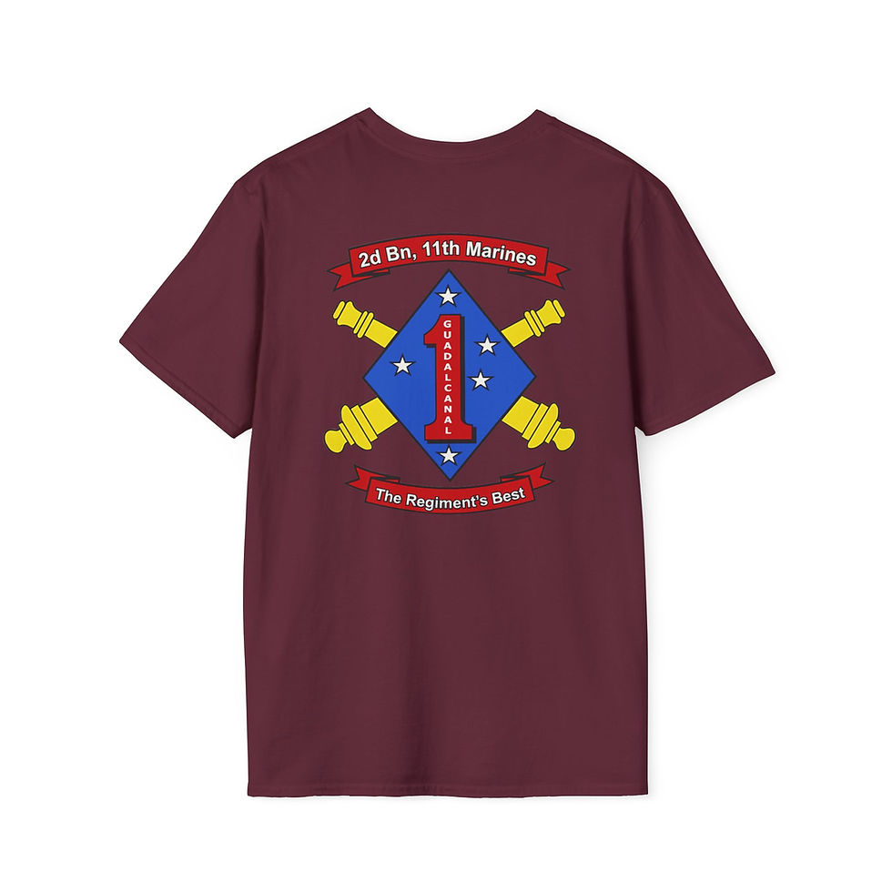 Thumbnail: 2/11, 1st Mar Div, Marine Corps T-Shirt 