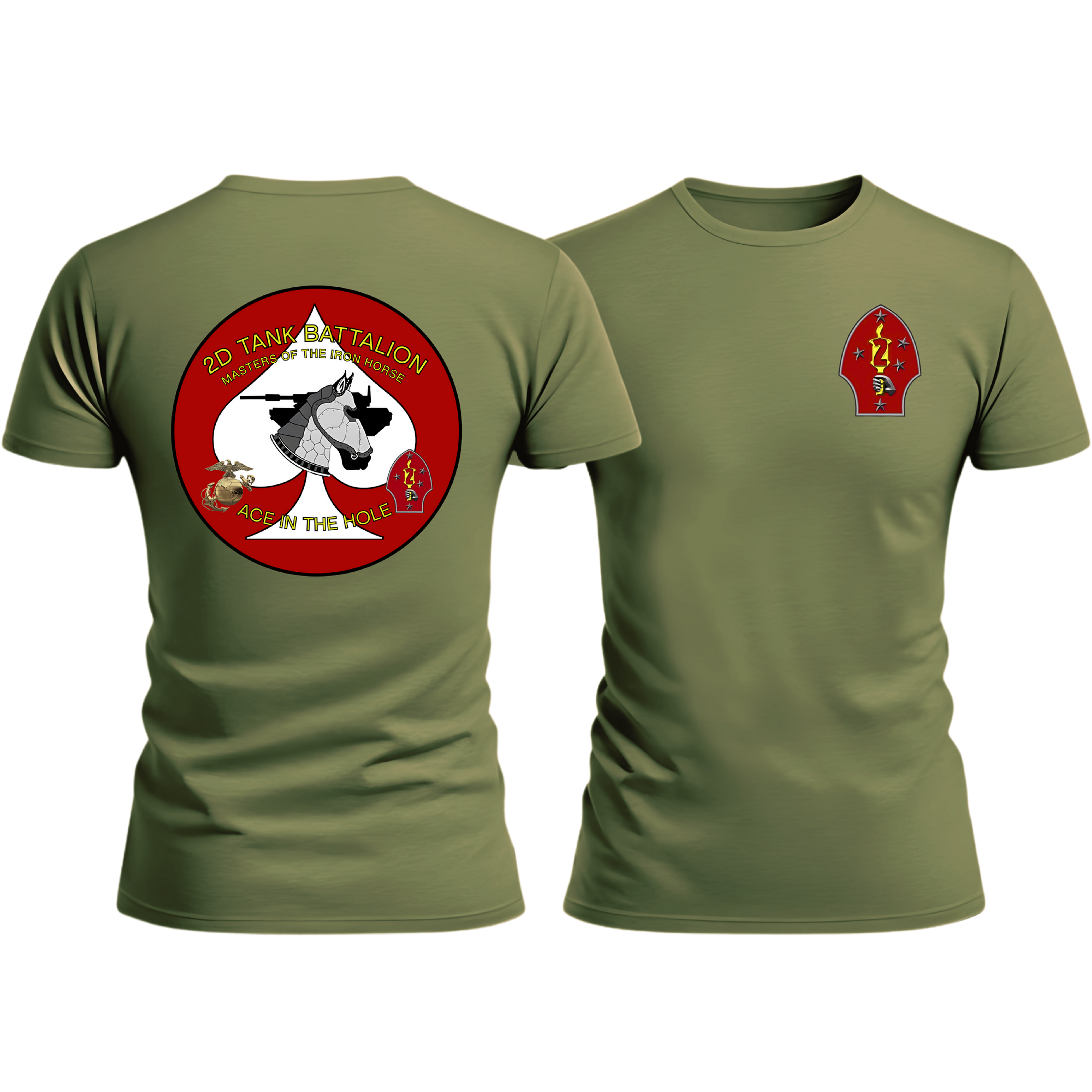 2D TANKS (2d Tank Battalion), 2D MAR DIV, Marine Corps T-Shirt