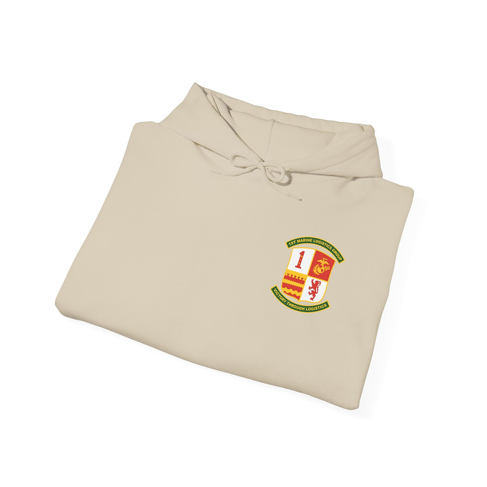 Thumbnail: CLR-1 (Combat Logistics Regiment 1), 1ST MLG, Marine Corps Hoodie