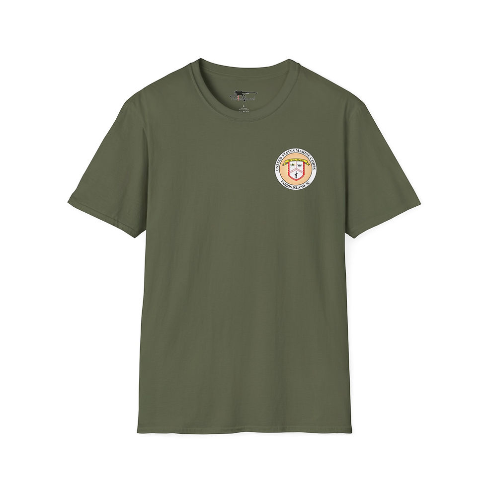 Thumbnail: 4TH RECRUIT TRAINING BATTALION (RTB 4), MCRD PI, Marine Corps T-Shirt