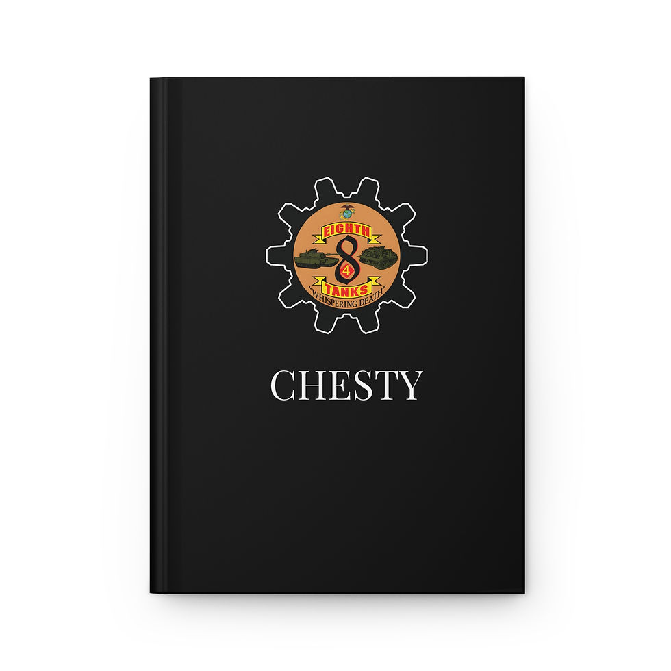 Thumbnail: 8TH TANKS (8th Tank Battalion) Personalizable Hardcover Journal Matte