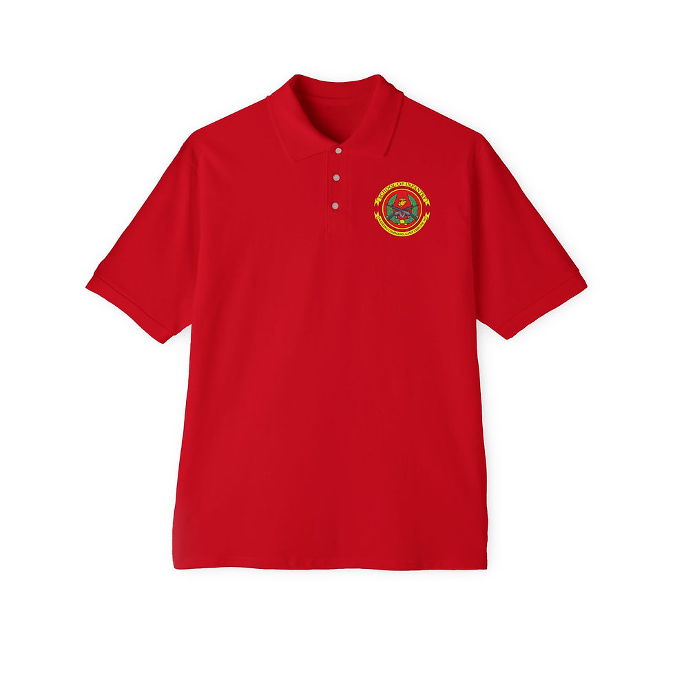 Thumbnail: SOI-EAST (School of Infantry - East/Camp Lejeune, NC), USMC, Men's Piqué Polo