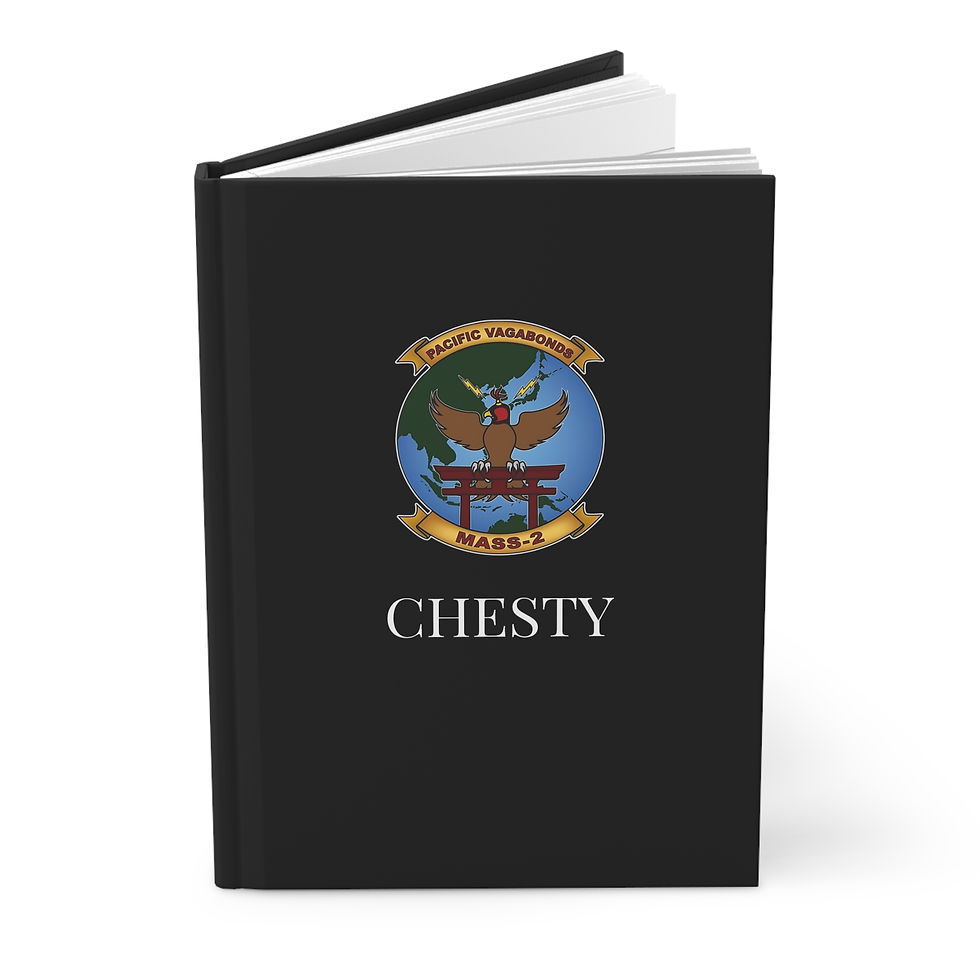 Thumbnail: MASS-2 (Marine Air Support Squadron 2) Personalizable Hardcover Journal Matte