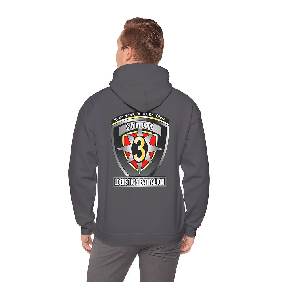 Thumbnail: CLB-3 (Combat Logistics Battalion 3), III MEF, Marine Corps Hoodie