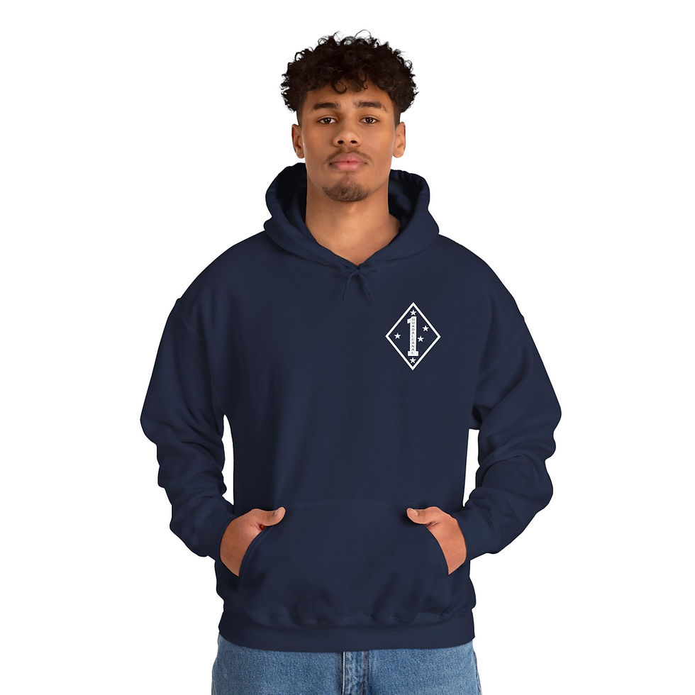 Thumbnail: 3/7 (3d Battalion 7th Marines /3d Bn 7th Mar) 1ST MAR DIV, Marine Corps Hoodie