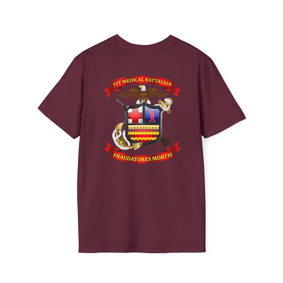 Thumbnail: 1st Medical Battalion, 1st MLG, Marine Corps T-Shirt 