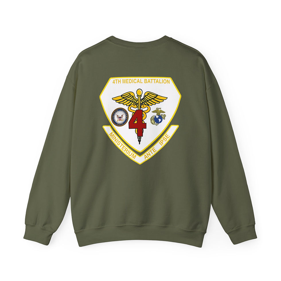 Thumbnail: 4TH MED BN (4th Medical Battalion), USMC, Marine Corps Sweater
