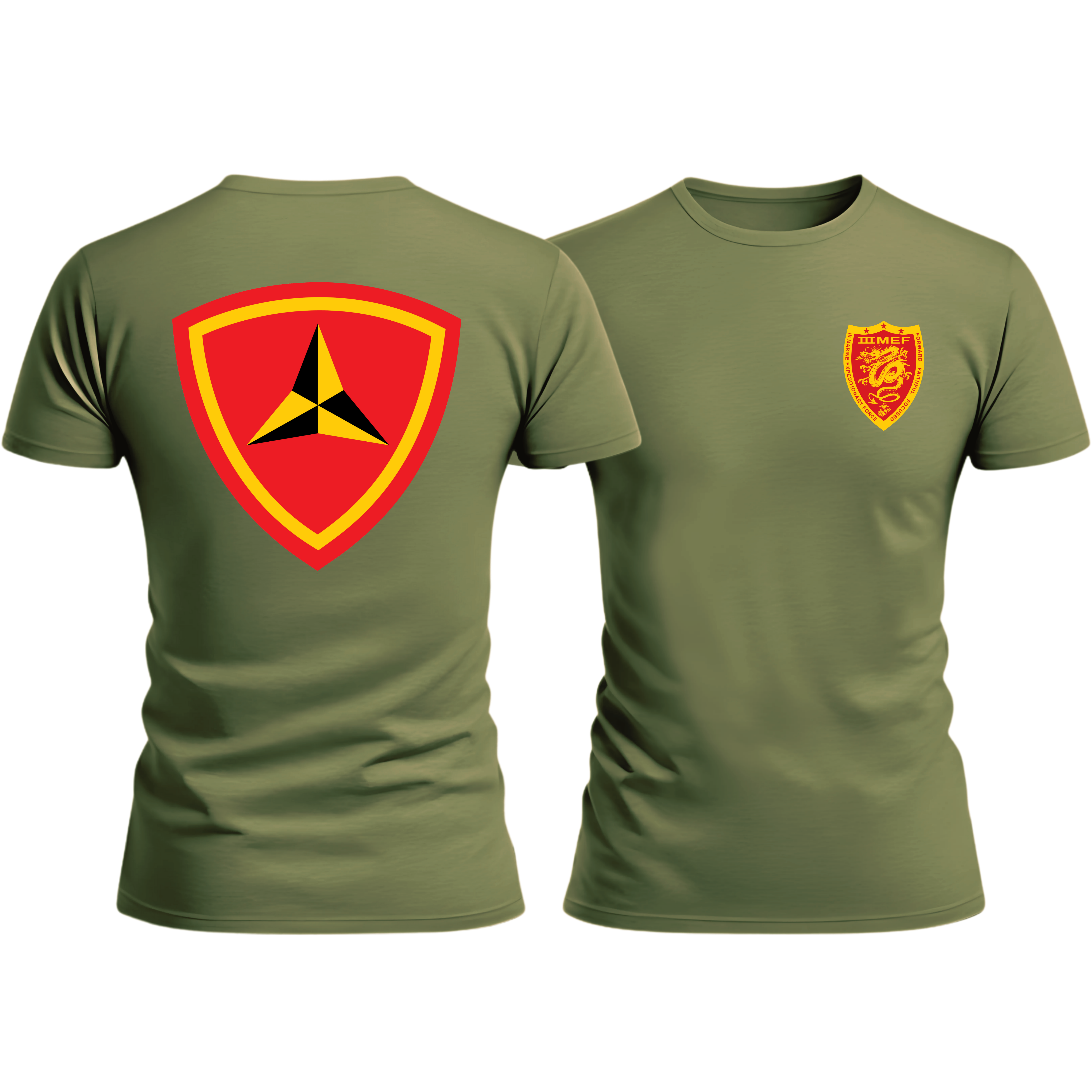 3D MAR DIV, III MEF, Marine Corps T-Shirt 