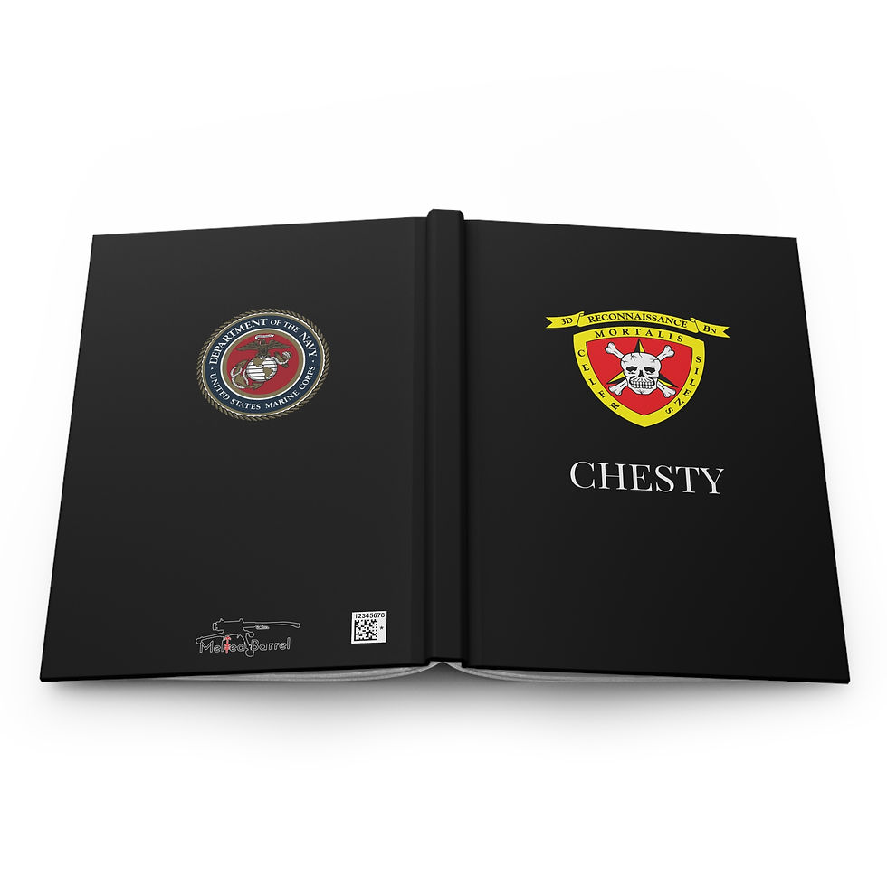 Thumbnail: 3D RECON BN (3d Reconnaissance Battalion) Personalizable Hardcover Journal Matte