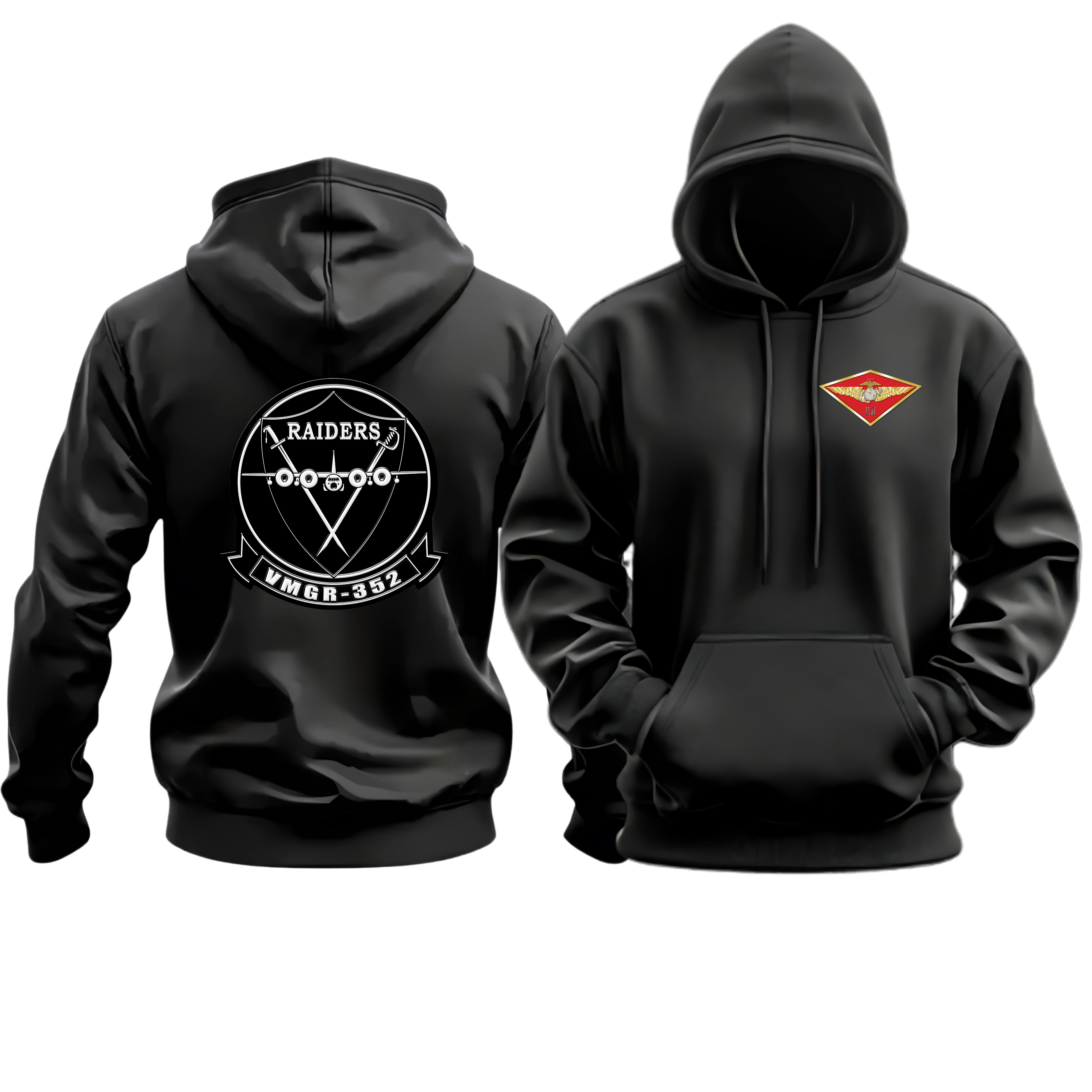 VMGR-352 (AERIAL REFUELER TRANSPORT SQUADRON 352), 3RD MAW, MARINE CORPS HOODIE