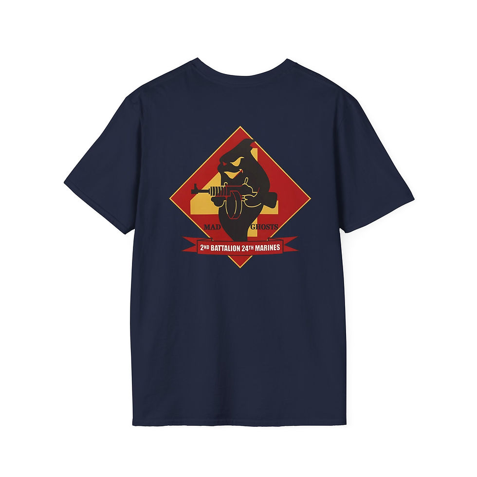 Thumbnail: 2/24 (2d Battalion 24th Mar/2d Bn 24th Mar), 4TH MAR DIV, Marine Corps T-Shirt