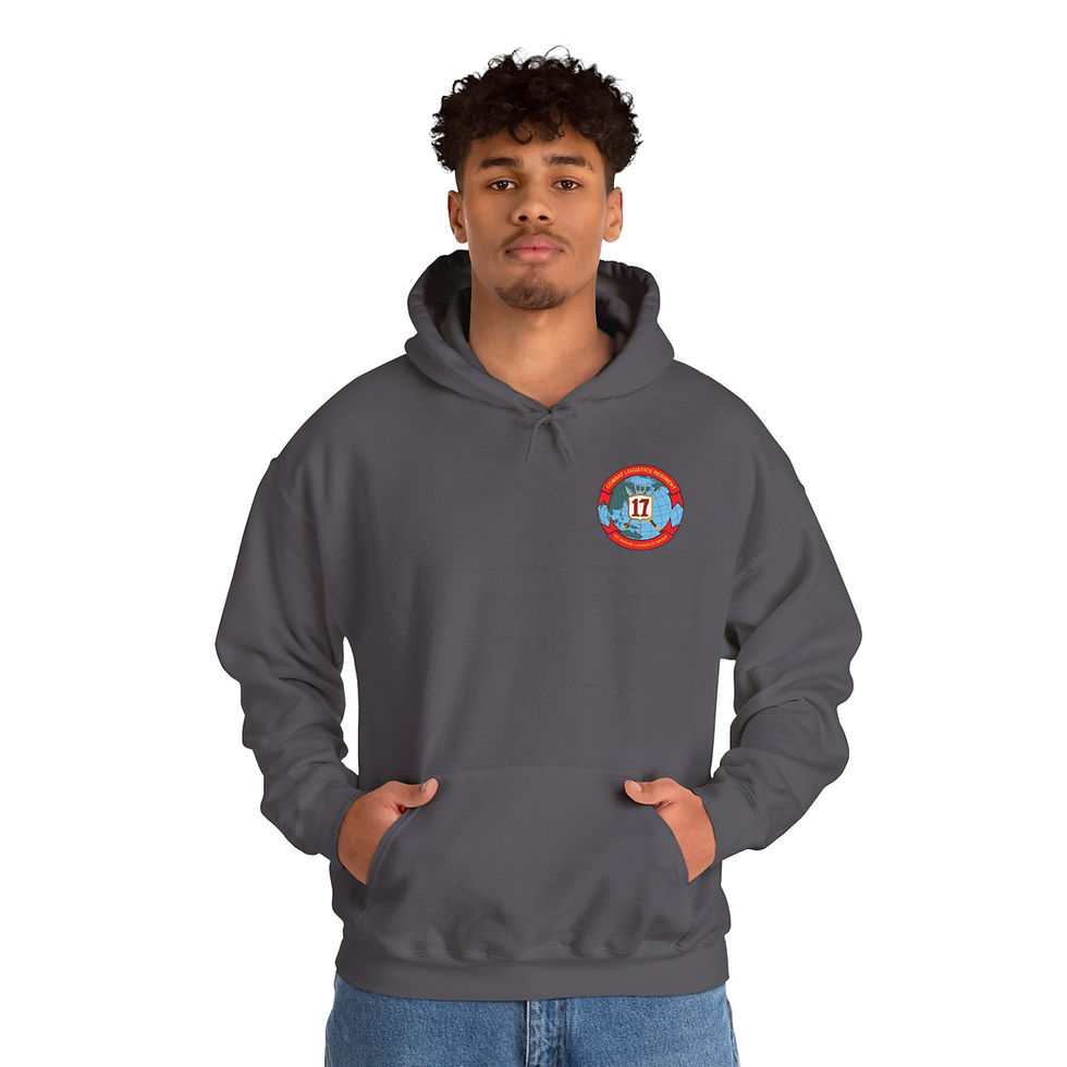 Thumbnail: CLB-15 (COMBAT LOGISTICS BATTALION 15), CLR-17, MARINE CORPS HOODIE