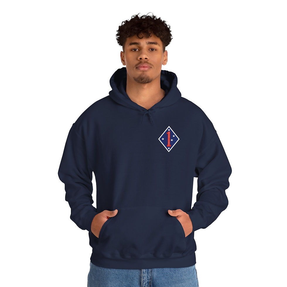 Thumbnail: 3/5 (3d Battalion 5th Marines "DARKHORSE"), 1ST MAR DIV, Marine Corps Hoodie