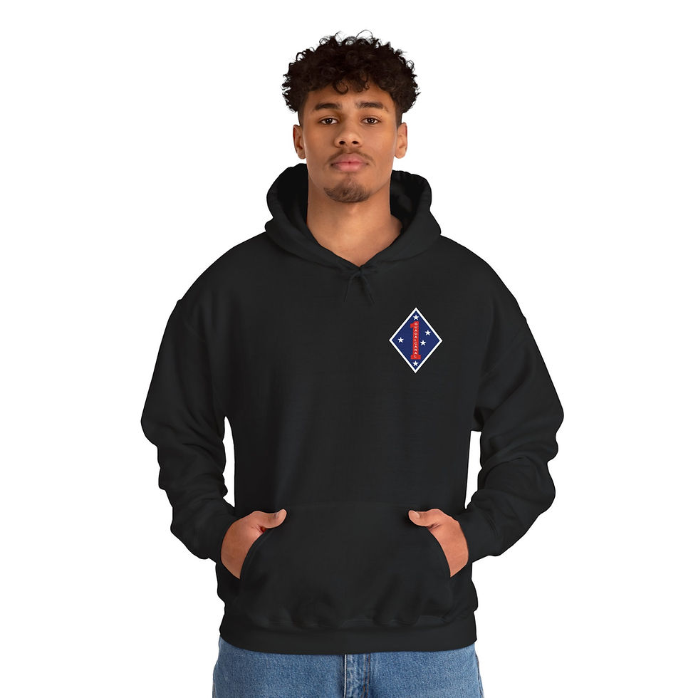Thumbnail: 3/7 (3d Battalion 7th Marines/3d Bn 7th Mar), 1ST MAR DIV, Marine Corps Hoodie