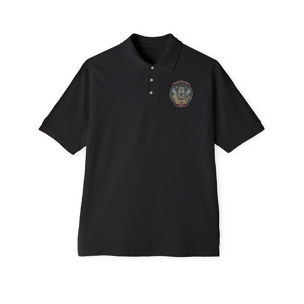 1ST CRR (1st Combat Readiness Regiment), USMC, Men's Piqué Polo