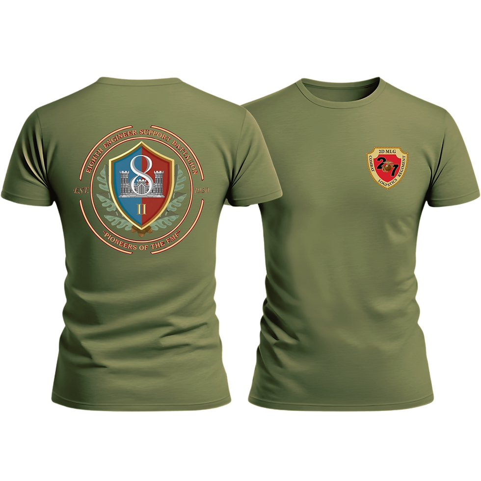 Thumbnail: 8TH ESB, CLR-27, Marine Corps T-Shirt 