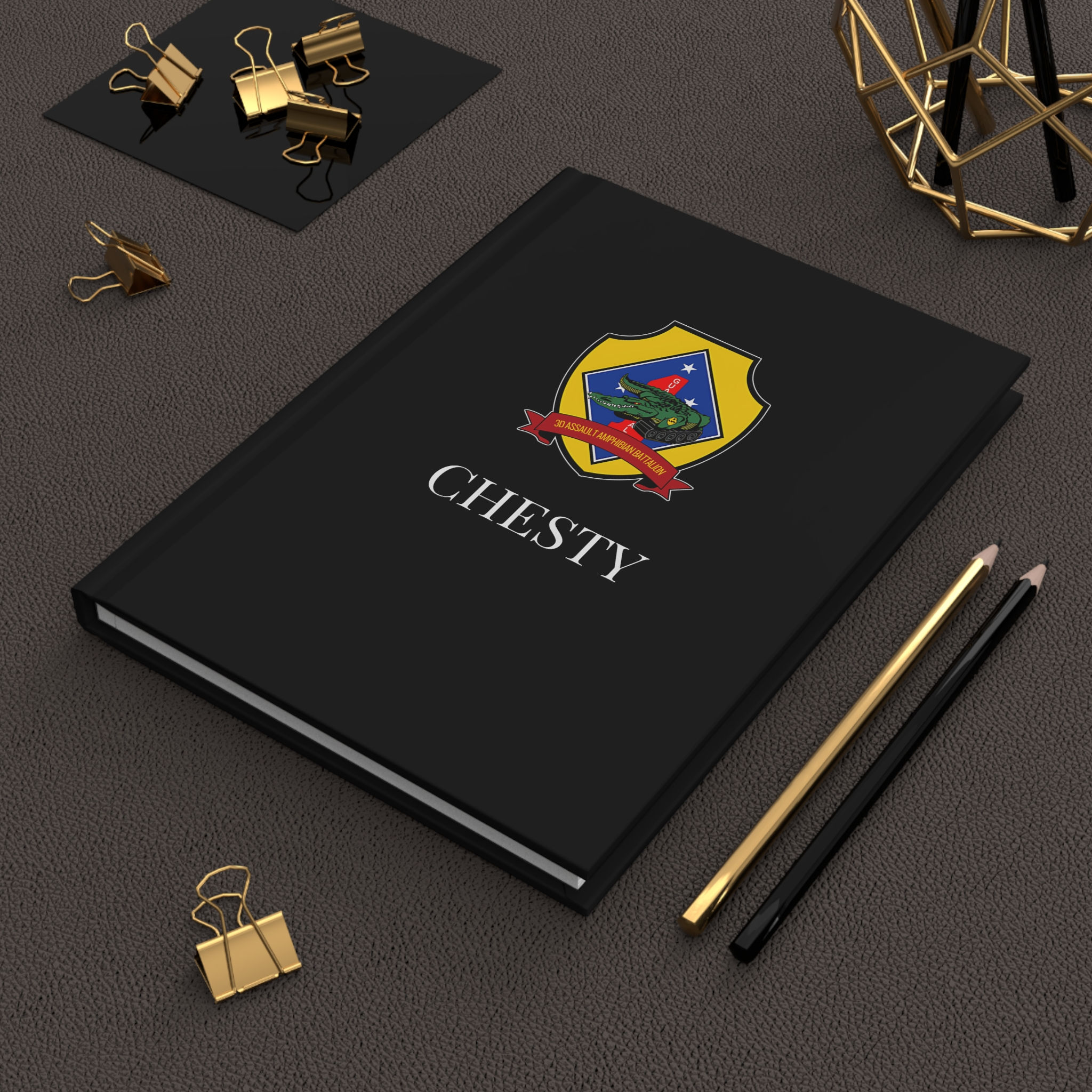 3D AA BN (3d Assault Amphibian Battalion) Personalizable Hardcover Journal Matte