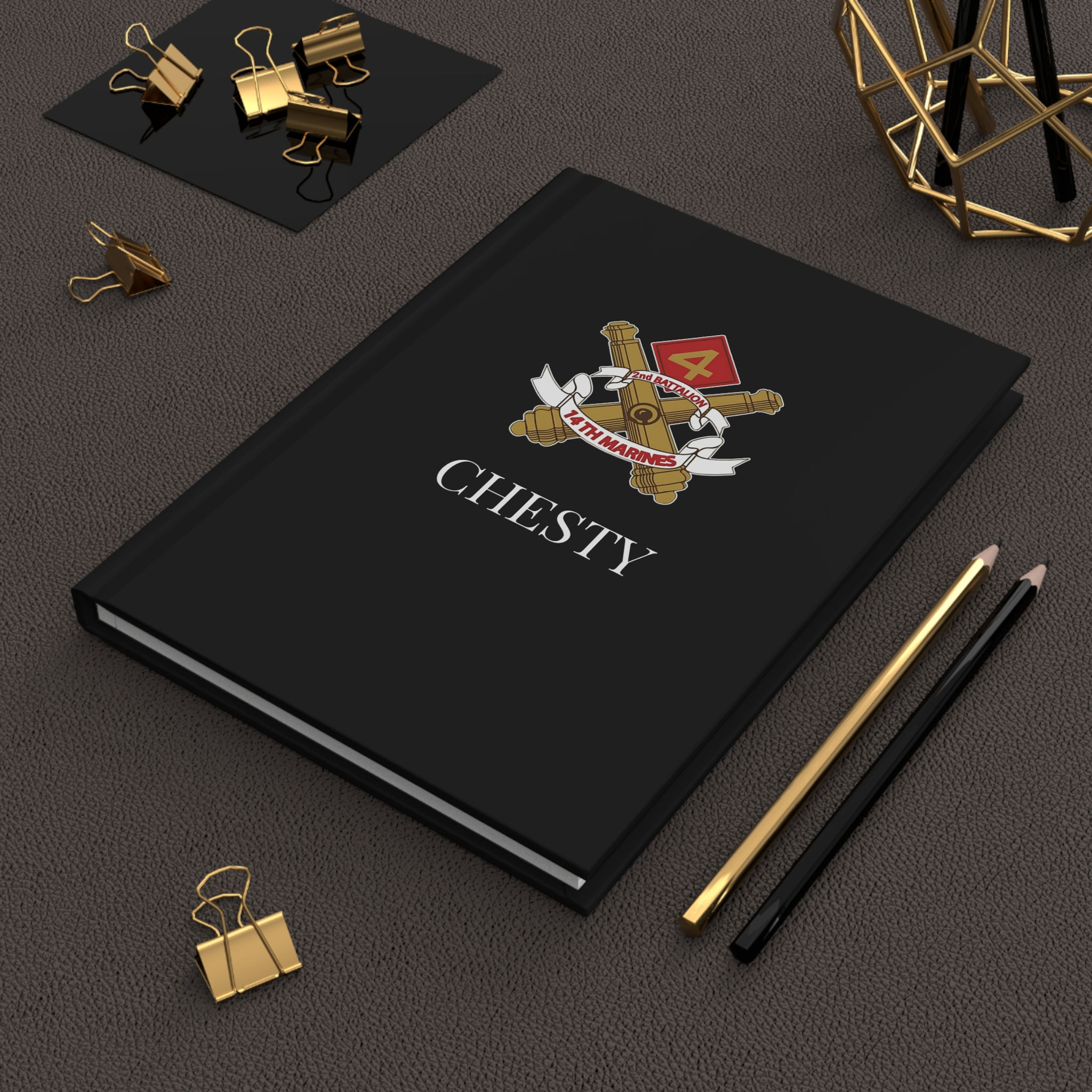 2/14 (2d Battalion 14th Marines) Personalizable Hardcover Journal Matte