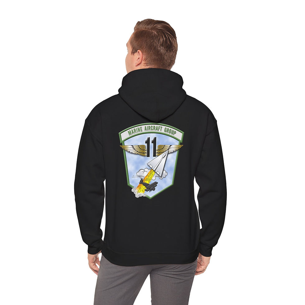 Thumbnail: MAG-11 (MARINE AIRCRAFT GROUP 11), 3RD MAW, MARINE CORPS HOODIE