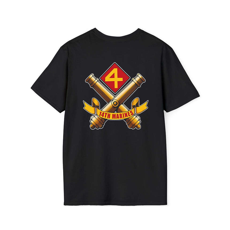 Thumbnail: 14TH MAR REG, 4TH MAR DIV, Marine Corps T-Shirt 