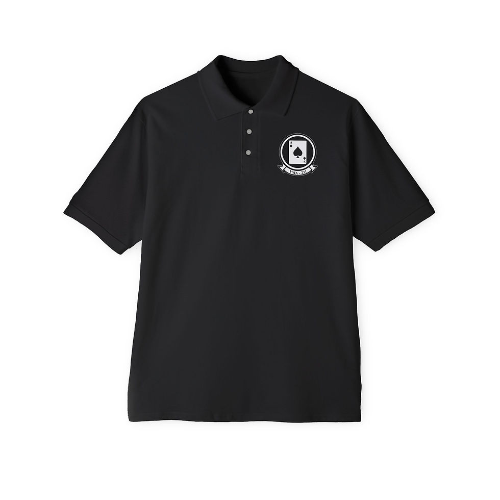 Thumbnail: VMA-231 (Marine Attack Squadron 231), USMC, Men's Piqué Polo