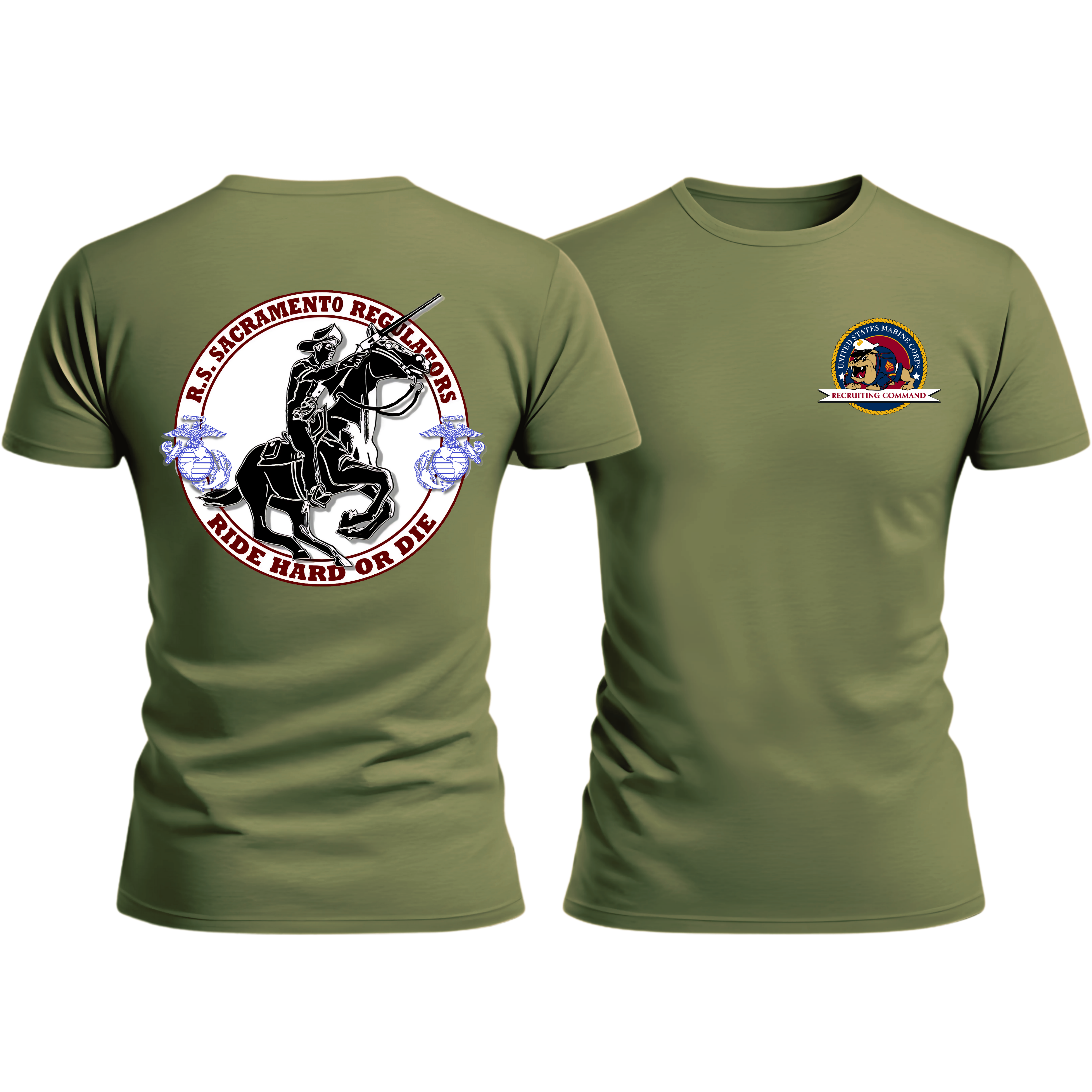 RS SACRAMENTO, MCRC, Marine Corps T-Shirt