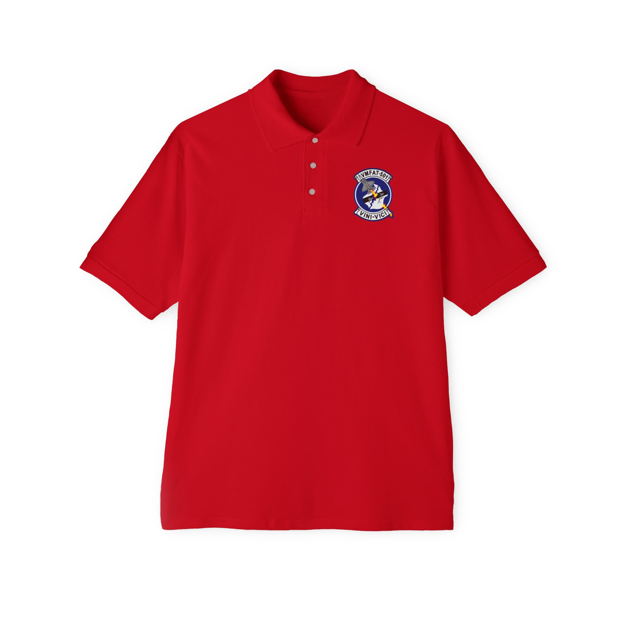 VMFAT-501 (Marine Fighter Attack Training Squadron 501), USMC, Men's Piqué Polo