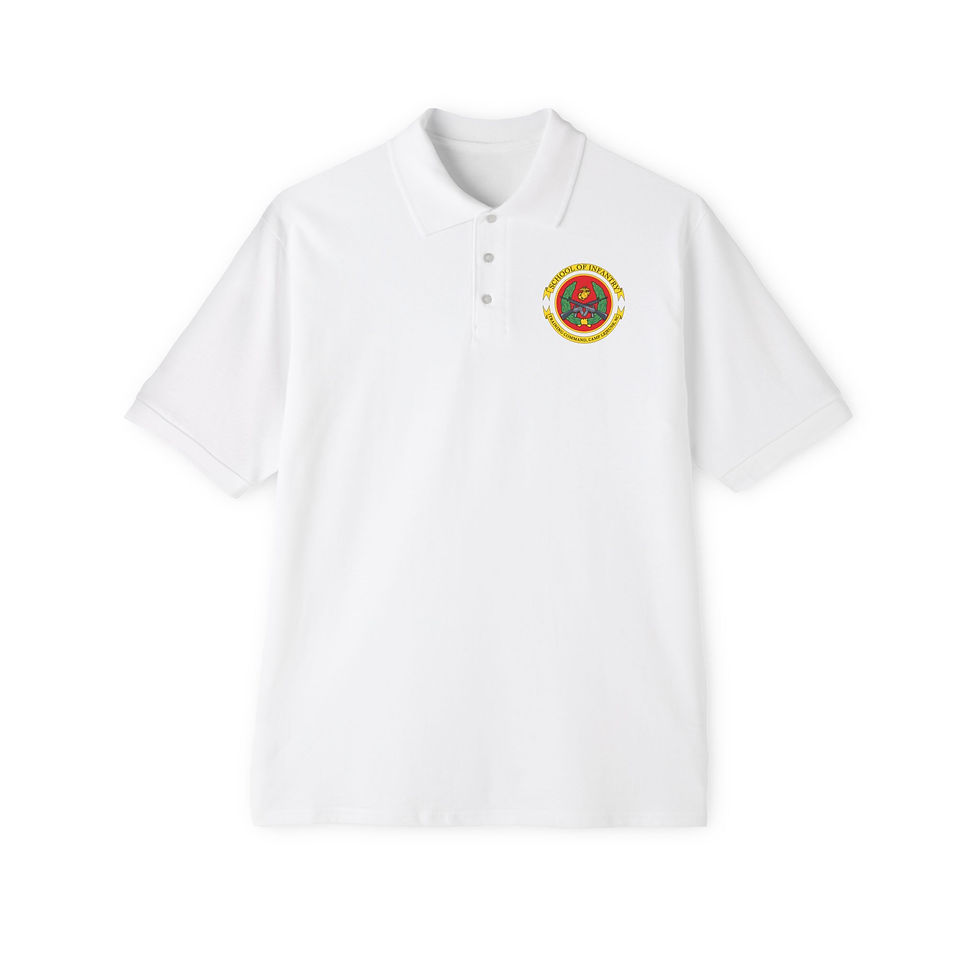 Thumbnail: SOI-EAST (School of Infantry - East/Camp Lejeune, NC), USMC, Men's Piqué Polo