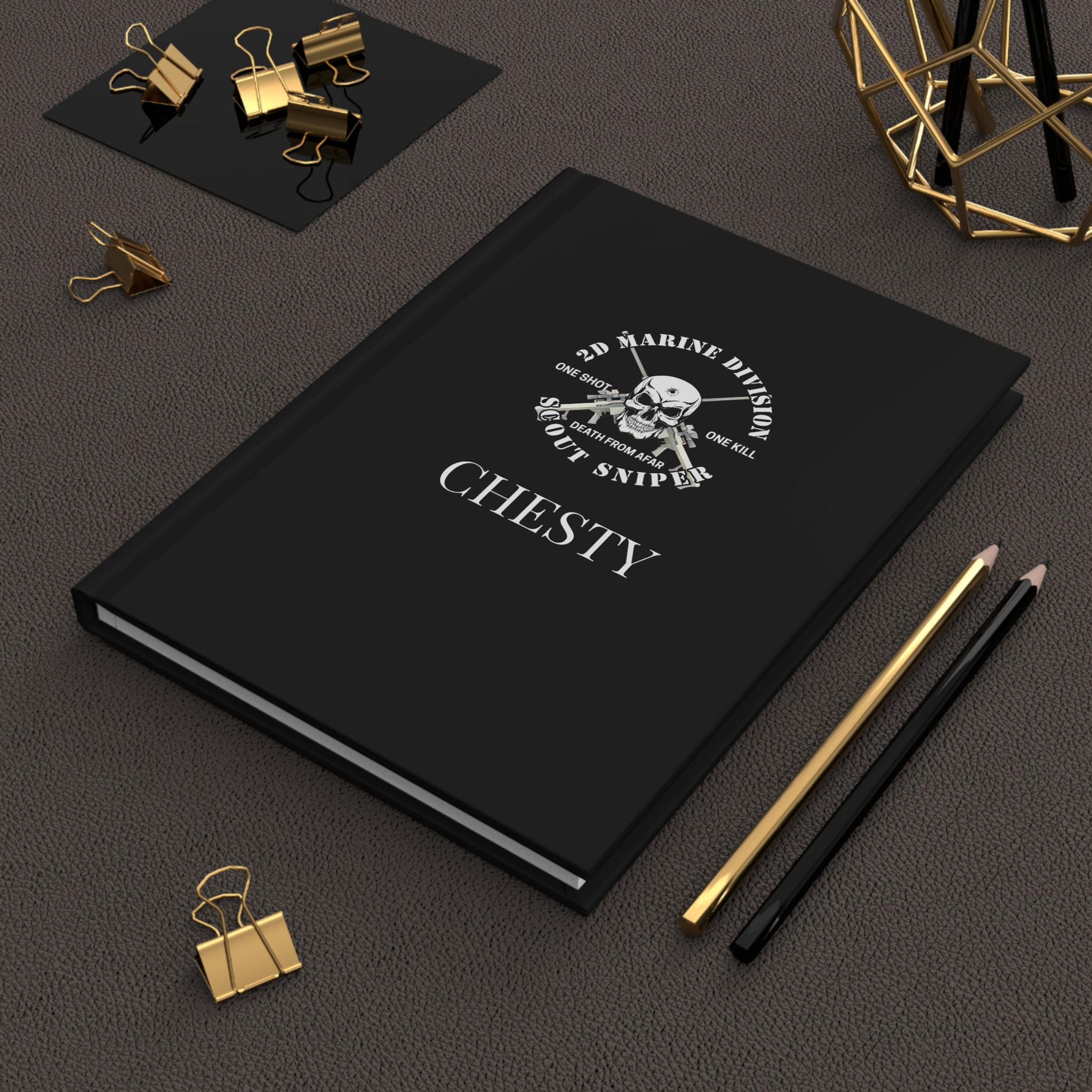 Scout Sniper Plt (STA PLT/2d Mar Div) Personalizable Hardcover Journal Matte