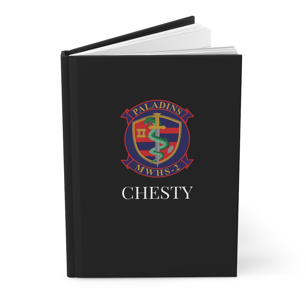 Thumbnail: MWHS-2 (Marine Wing Headquarters Sqdn 2), Personalizable Hardcover Journal Matte