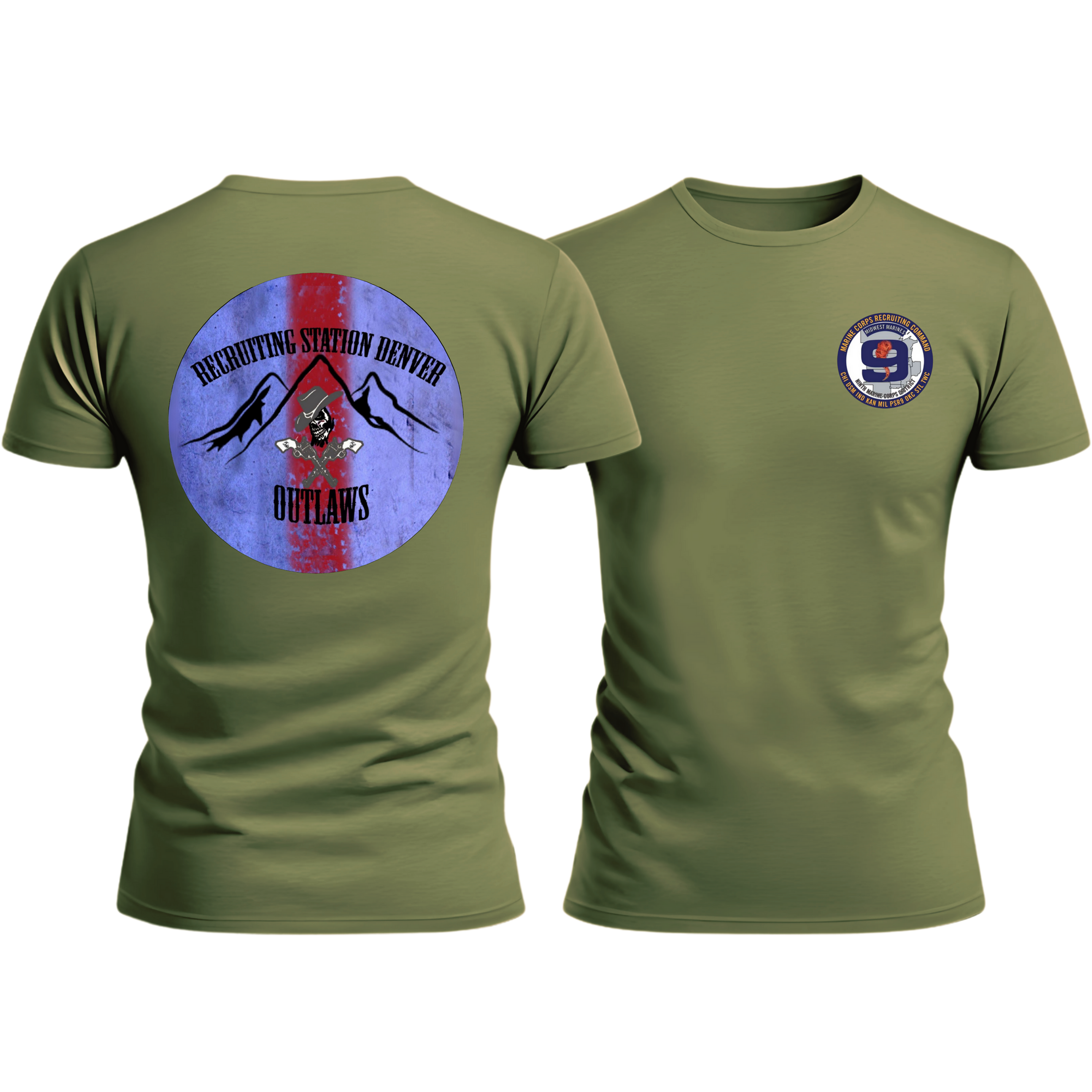 RS DENVER, 9TH MCD, Marine Corps T-Shirt