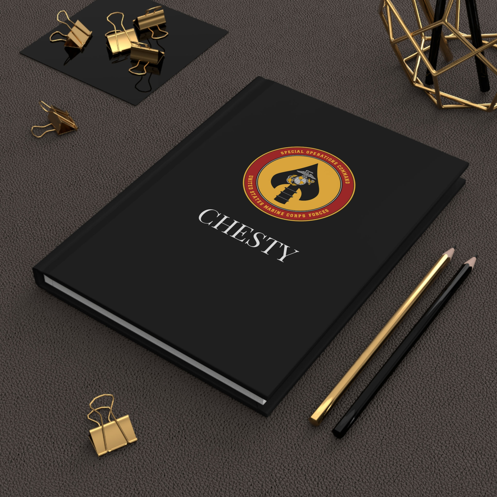 MARSOC Personalizable Hardcover Journal Matte