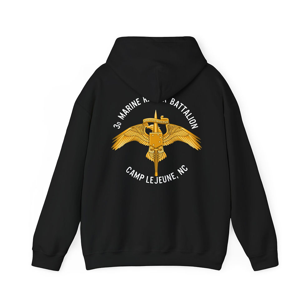 Thumbnail: 3D MRB (3d Marine Raider Battalion), MRR (MARSOC), Marine Corps Hoodie