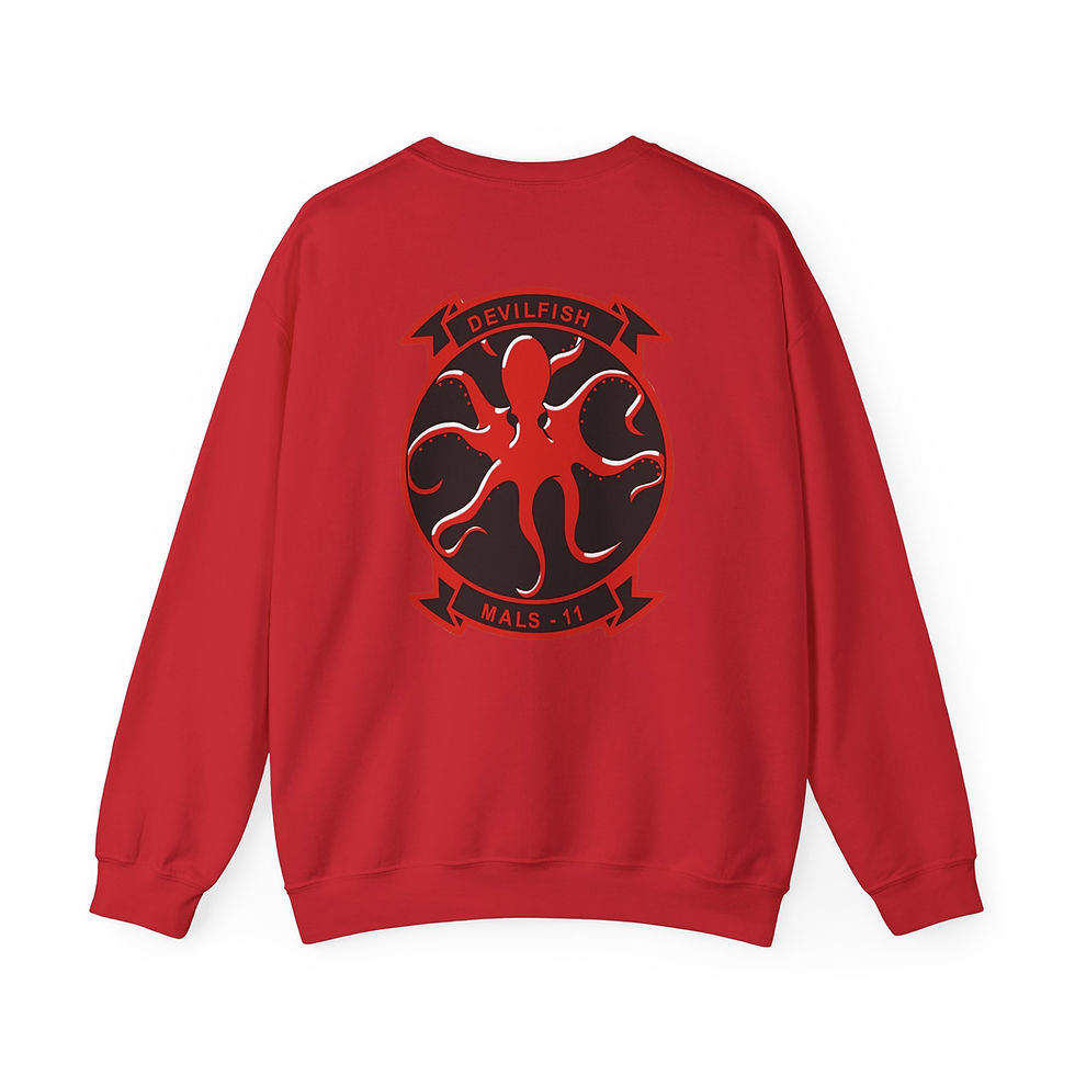 Thumbnail: MALS-11 (Marine Aviation Logistics Squadron 11), MAJ, Marine Corps Sweater