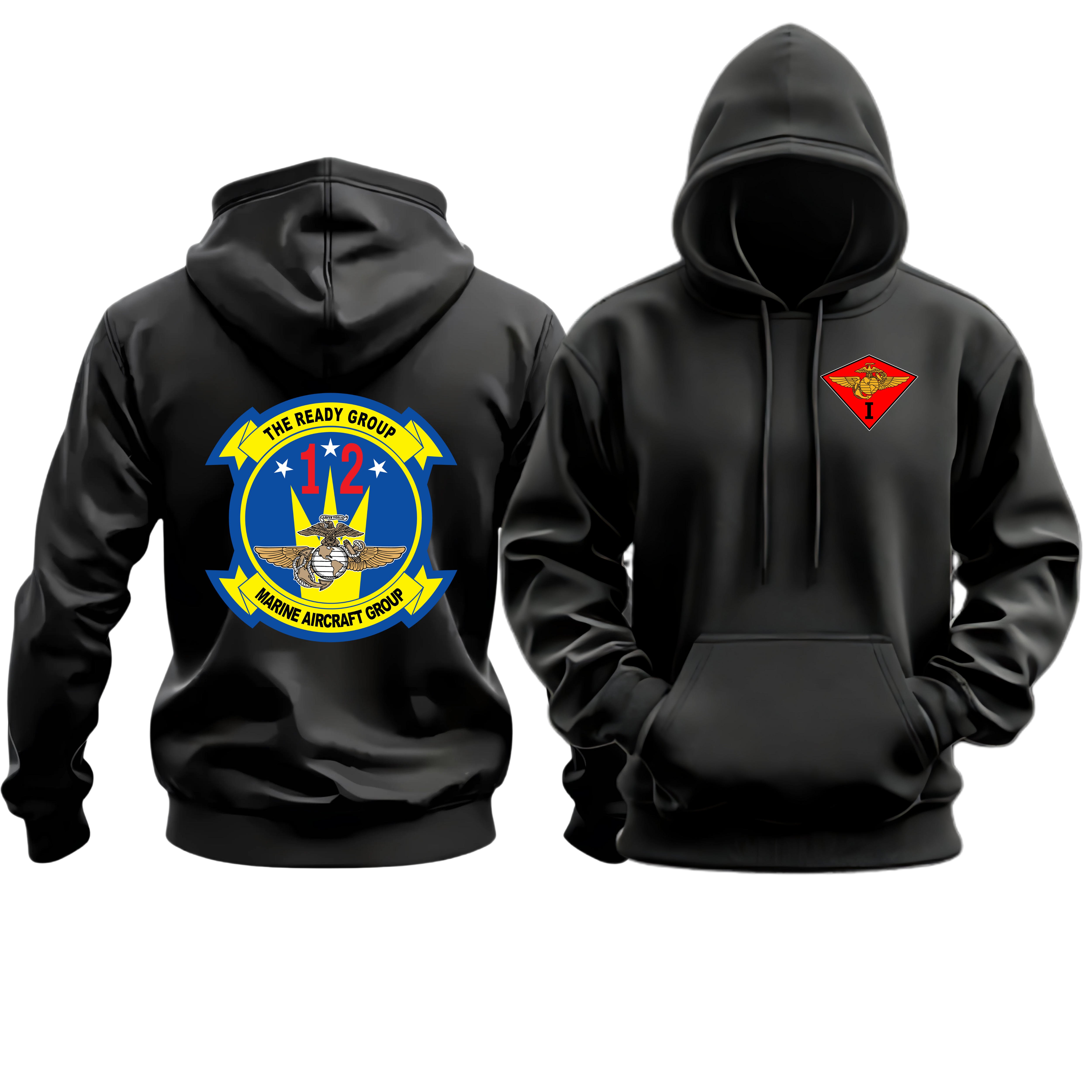 MAG-12 (MARINE AIRCRAFT GROUP 12), 1ST MAW, MARINE CORPS HOODIE